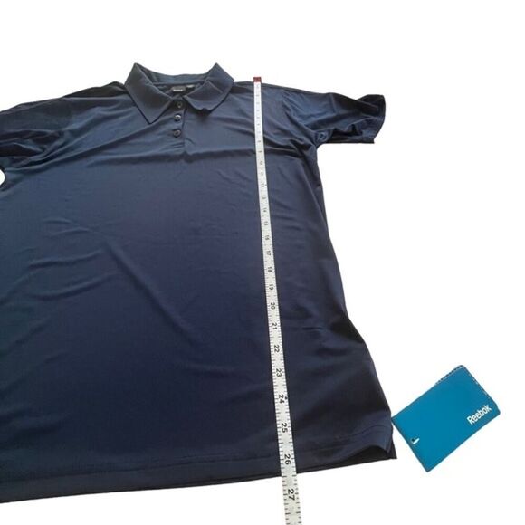 Reebok Play Dry Men's Navy Blue Polo Shirt - Picture 6 of 9
